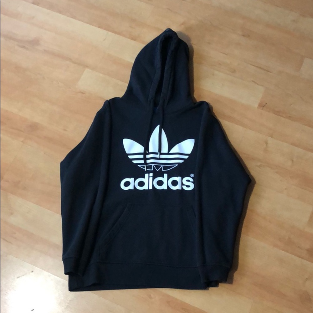 Men’s adidas trefoil hoodie. Size XL (black)
